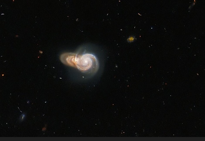 Две спиральные галактики SDSS J115331 и LEDA 2073461