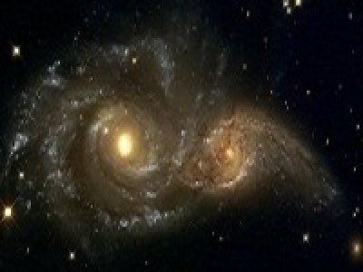 Взаимодействующие галактики IC 2163 и NGC 2207