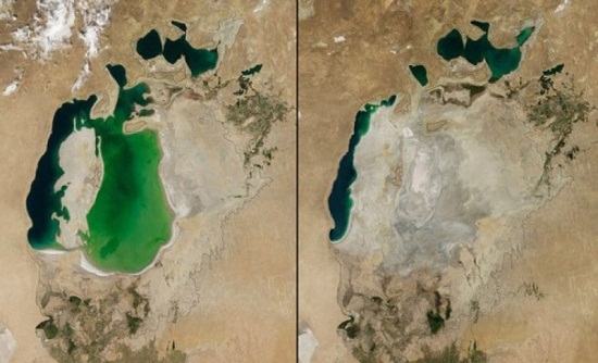 Аральское море, Казахстан, Узбекистан