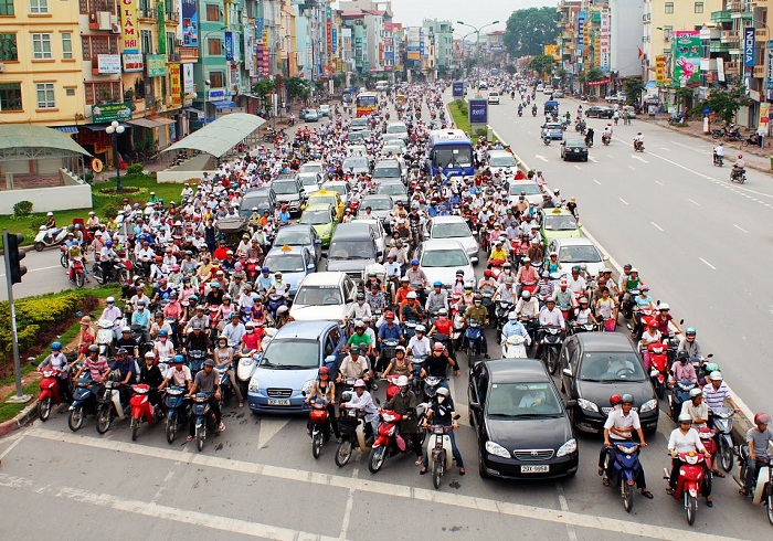 Движение на улицах Вьетнама