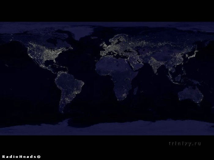 Так выглядит наша Земля из космоса ночью
