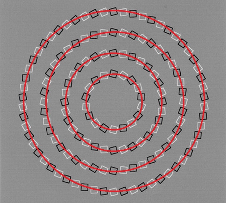 Оптическая иллюзия круга