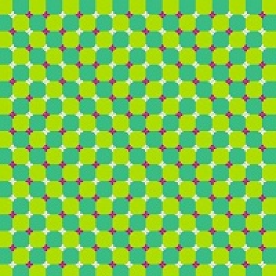 Оптическая иллюзия 12. Диагональное движение