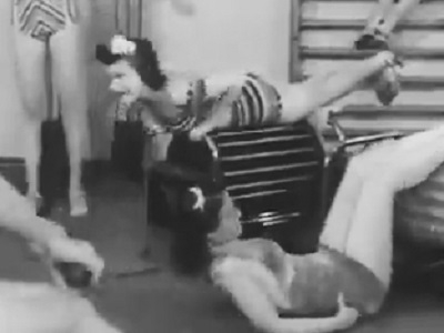 Женский массаж в США (1940 г)