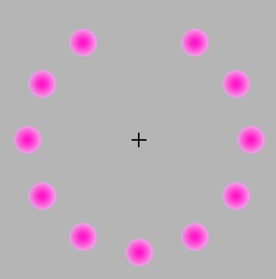 Оптическая иллюзия круга