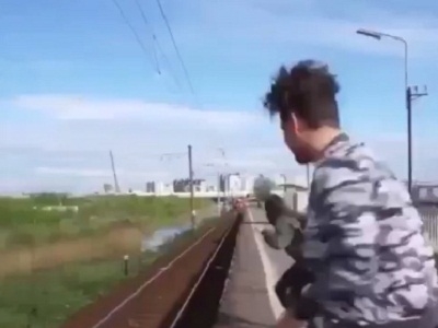 Короткое видео Поезд